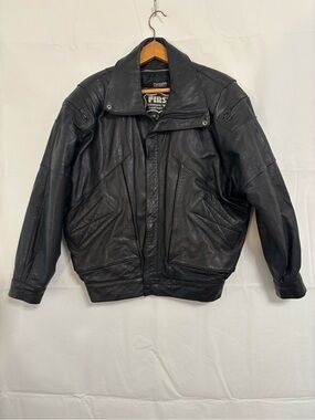 VINTAGE FIRST GENUINE LEATHER Jacket Size Small